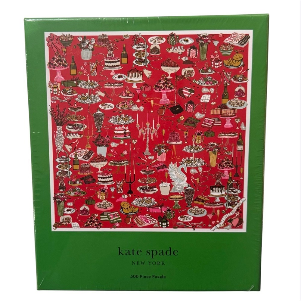 Kate Spade New York Party Table 500 Piece Jigsaw Puzzle KSN-H0-093 New